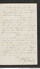 Nachlass Franz Steindachner, Brief von W. Fisher an Franz Steindachner (28.11.1877), Inv.Nr. 133.06, Seite 3
